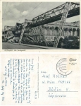 Wuppertal Elberfel, Am Landgericht Schwebebahn  o 15.10.1951