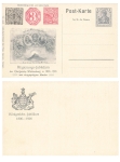 Württemberg 100 Jähriges Regierungsjubiläum Privatganzsache 2 Pfennig Germania 1906