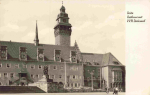 Zeitz Rathaus mit VVN Denkmal o 1965