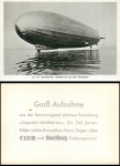 Zeppelin LZ 127 Großfoto Zigarettenwerbung Club ca.1930