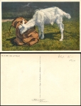 Goat with a backpack * around 1930