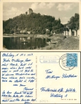 07924 Ziegenrueck gondola station Country postmark Essbach via Schleiz o 12.3.1959