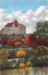 Zschopau Schloss Wildeck Photochromie * um 1920