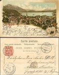 Zug (Schweiz) Gruss aus... Fablitho o 2.8.1898