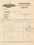 Zwickau curtains weaving Lieder & Fischer letterhead with factory view1935