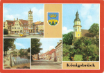 01936 Königsbrück Mehrbildkarte o 1987