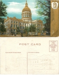Atlanta Georgia State Capitol gold cut AK * circa 1910