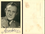 von Ambesser Axel Star postcard from Ross-Verlag, with original autograph