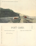 Michigan Escanaba Bay Shore Road *ca.1910