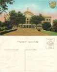 Arizona Phoenix State Capitol gold-cut embossed card * circa 1910