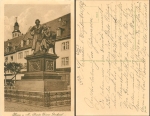 Hanau Main Brüder Grimm Denkmal gebr. 1927