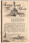 Holidays on the Rhine small travel guide around 1930 16 pages