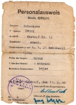 Gifhorn identity card Georg Kotschote Kastorf 1946