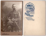 k.u.k. Army WW1 Sergeant Cabinet Photo 105 x 165 around 1915