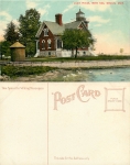 Michigan Detroit Light House Belle Isle *ca.1910