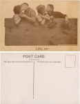 Baseball Humor LINE HIT *ca.1910
