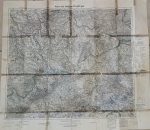 Eastern Ore Mountains map 1931 with youth hostels