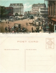 New York City Park Row and Bridge Entrance * ca.1910