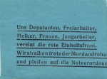 Red United Front (Comintern) election advertising for the 1924 Reichstag election, original leaflet 