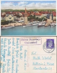88131 Lindau (Lake Constance) = Siebertsdorf country postmark on postcard o 18.6.1943